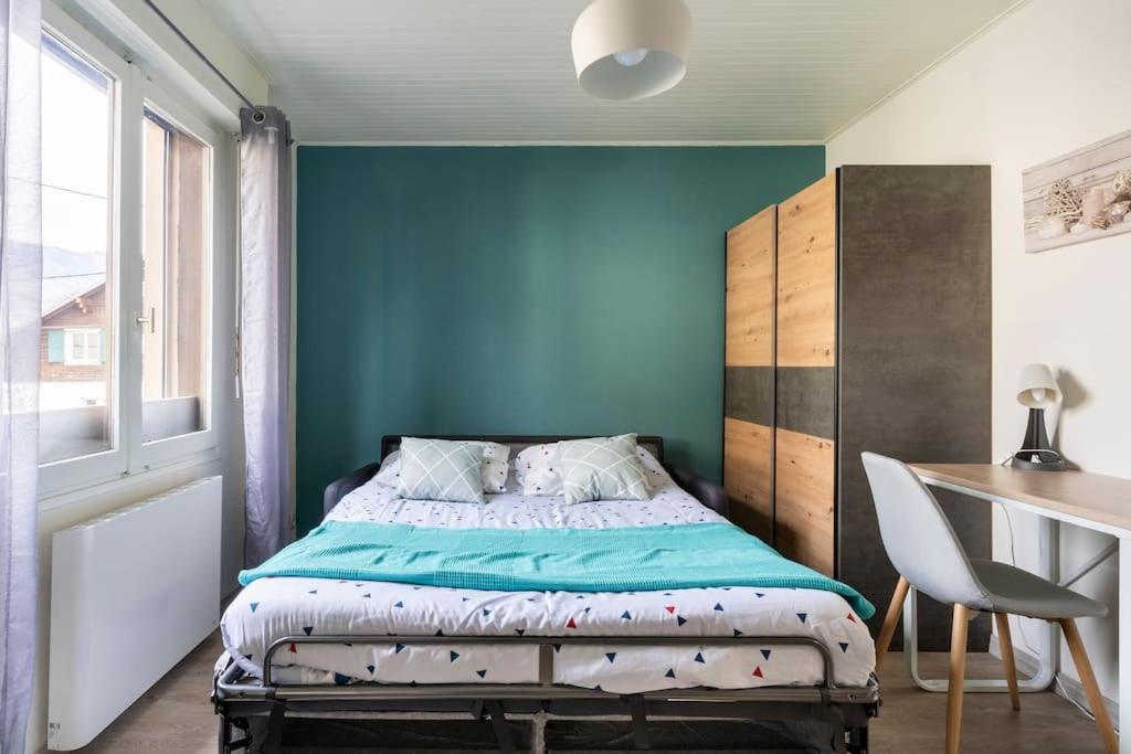 Studio Cosy Proche Du Centre + Parking Gratuit Cluses Eksteriør bilde
