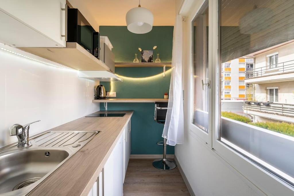 Studio Cosy Proche Du Centre + Parking Gratuit Cluses Eksteriør bilde